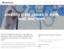 Tablet Screenshot of healthcare.bfiny.com